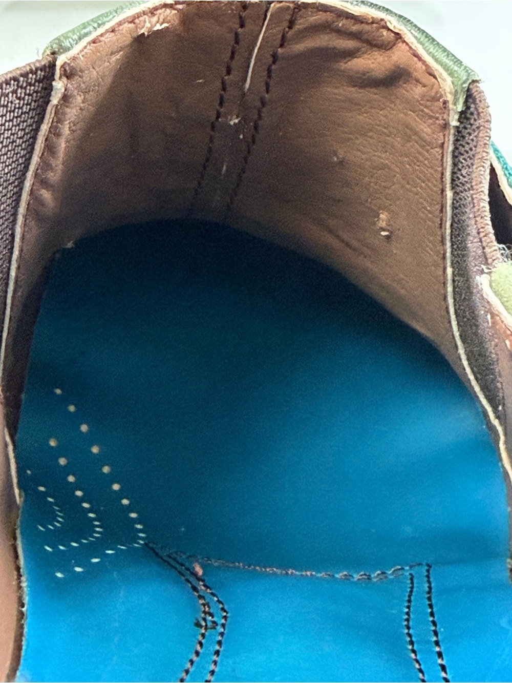 L’Artiste by Spring Step Wondrous Teal Green Leather Heel Oxfords Size US 6.5-7 - Picture 14 of 15